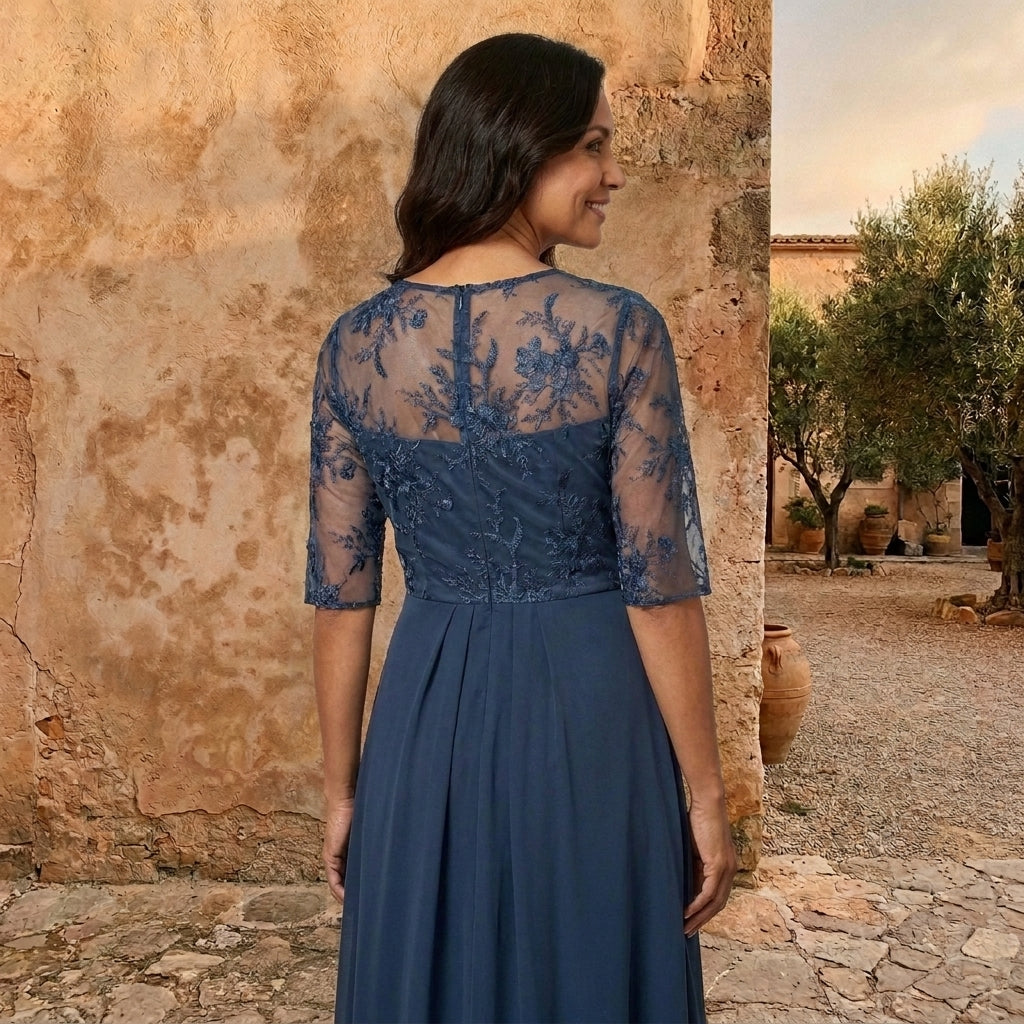 Léonie | Robe en Mousseline Élégante