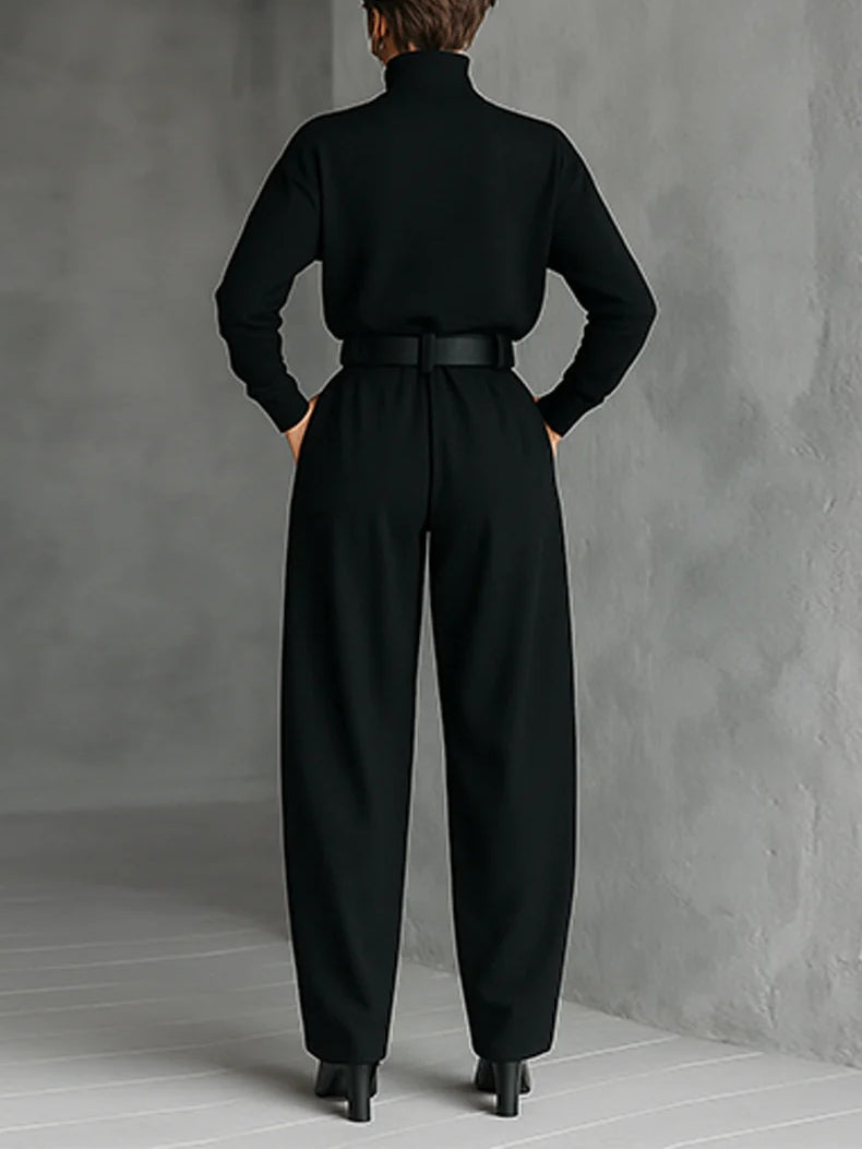 Claire Marceaux | Ensemble Col Roulé et Pantalon Droit Cyrielle