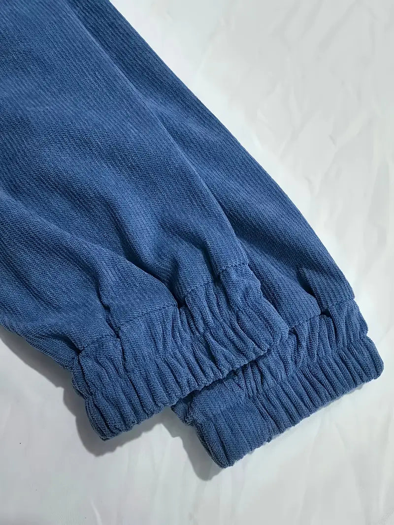 Veste décontractée en velours côtelé pour femme