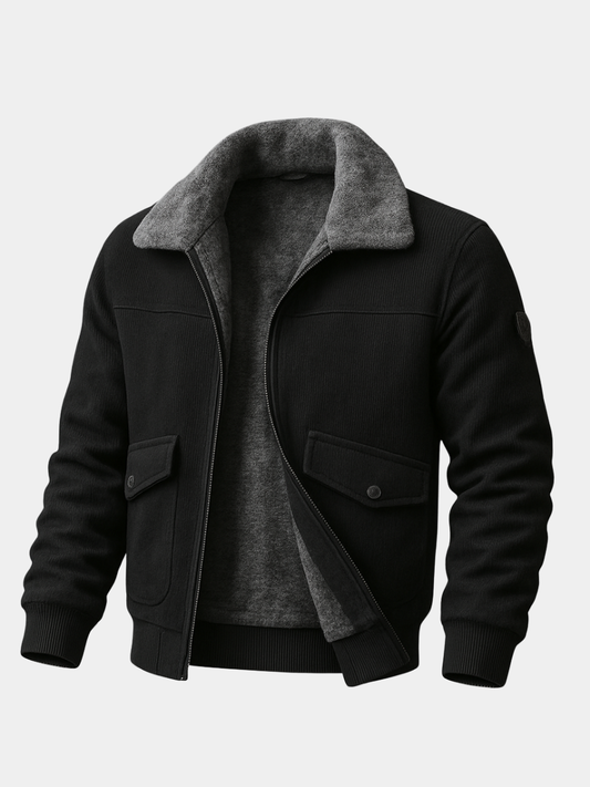VESTE POUR HOMME AVEC FAUSSE FOURRURE
