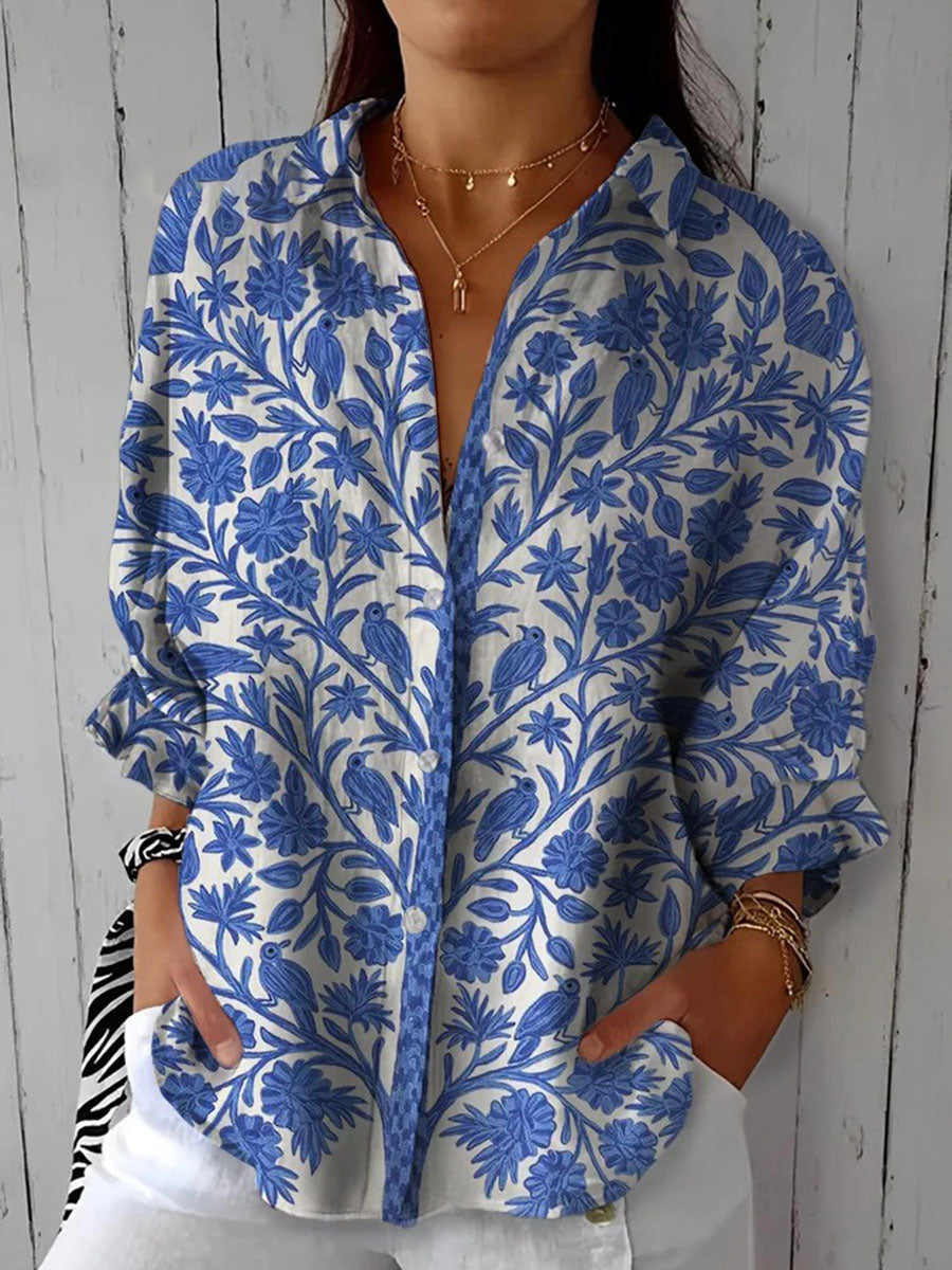 Claire Marceaux | Blouse Fluide Printanière Monique