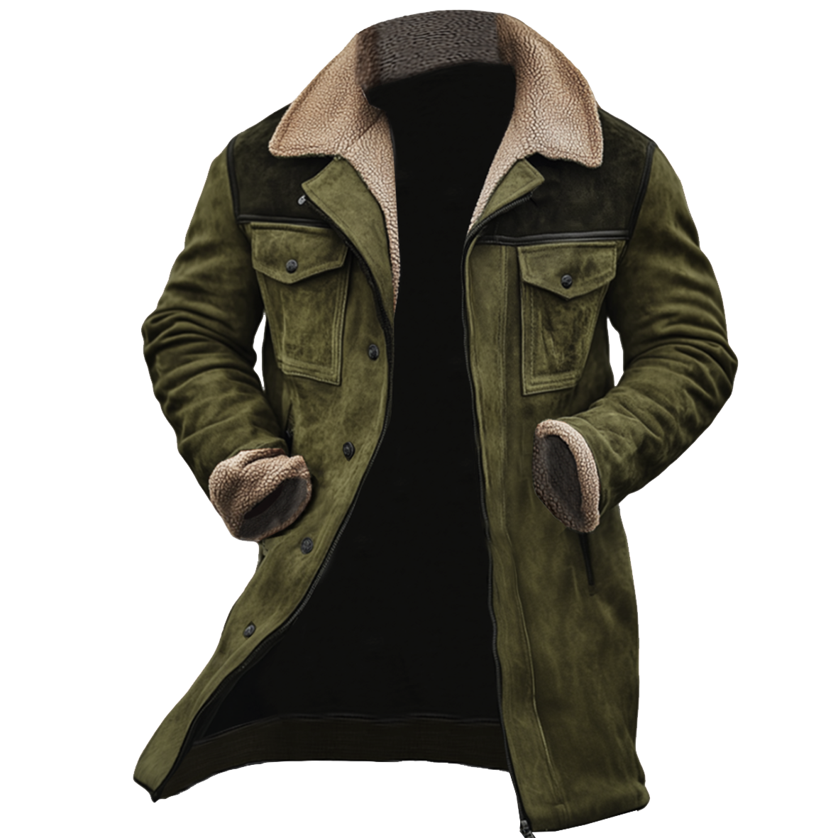 MANTEAU LONG CLASSIQUE POUR HOMME
