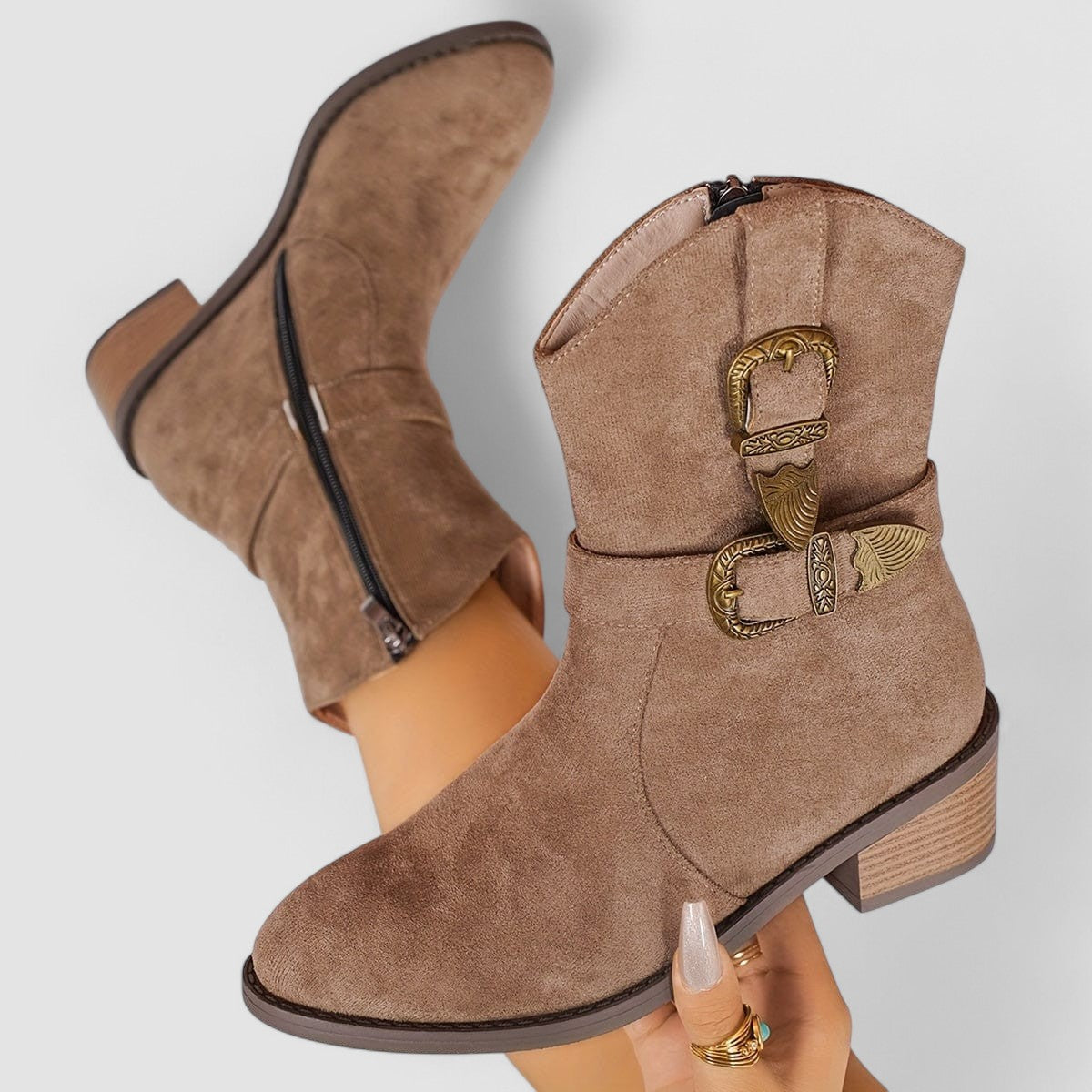 Bottes Western Orthopédiques Rosa