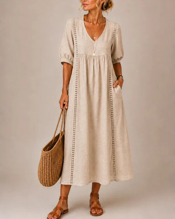 Océane | Robe midi d'automne