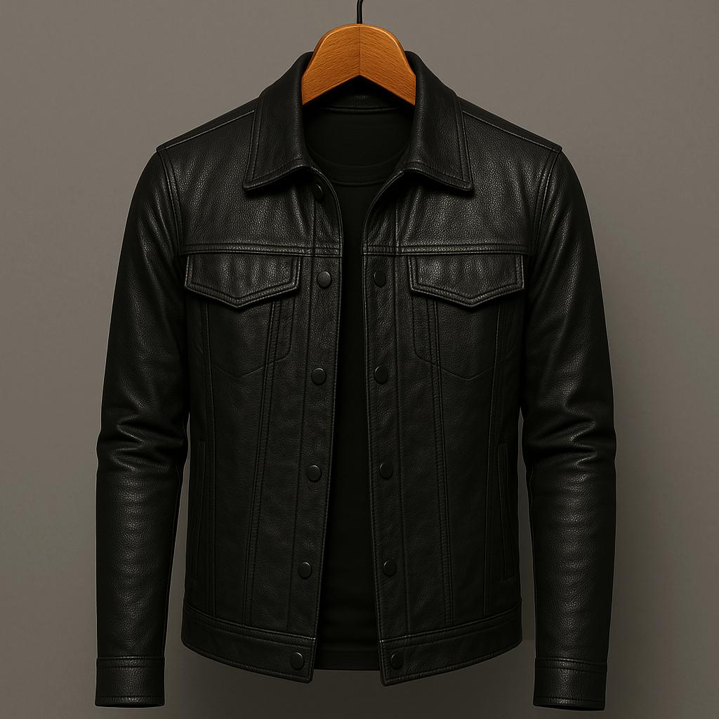 VESTE EN CUIR MODERNE RIDER