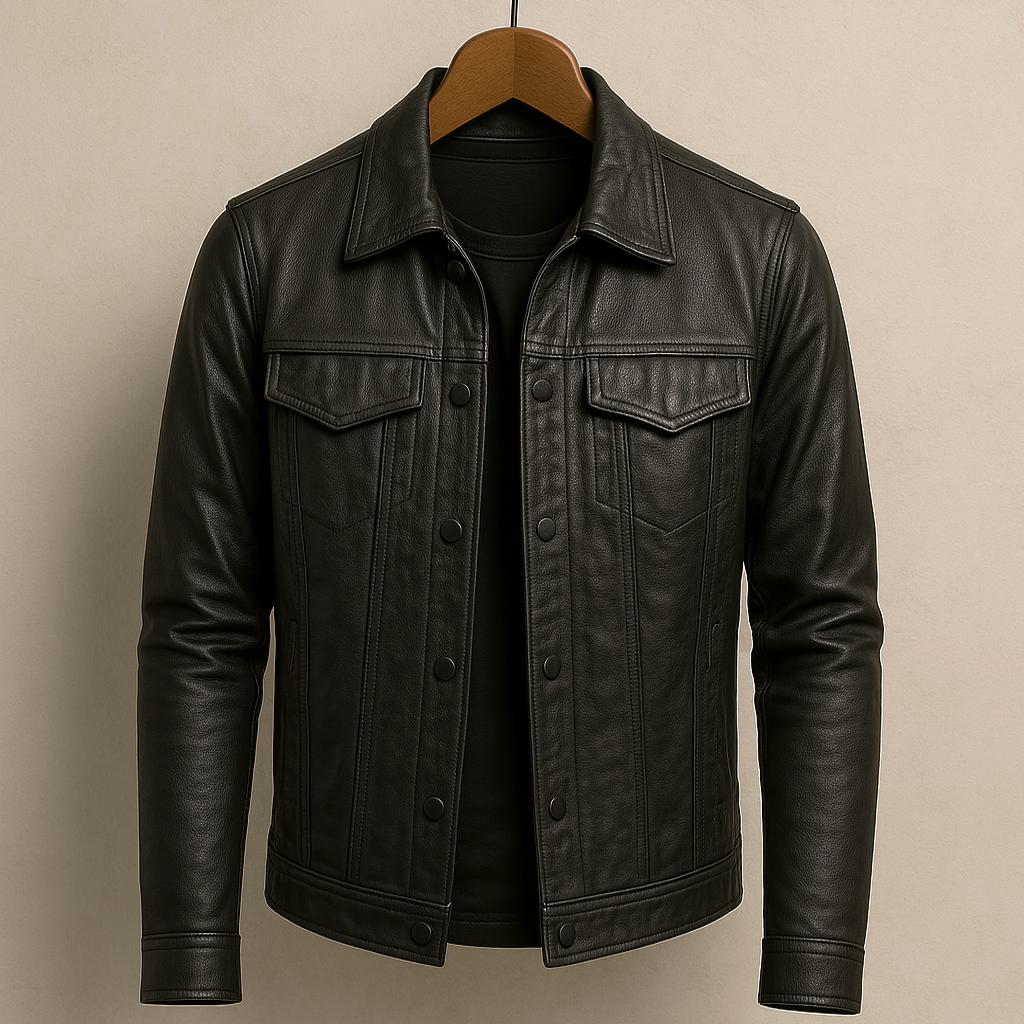 VESTE EN CUIR MODERNE RIDER