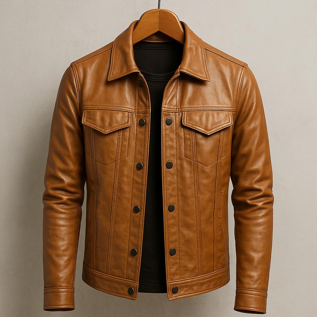 VESTE EN CUIR MODERNE RIDER