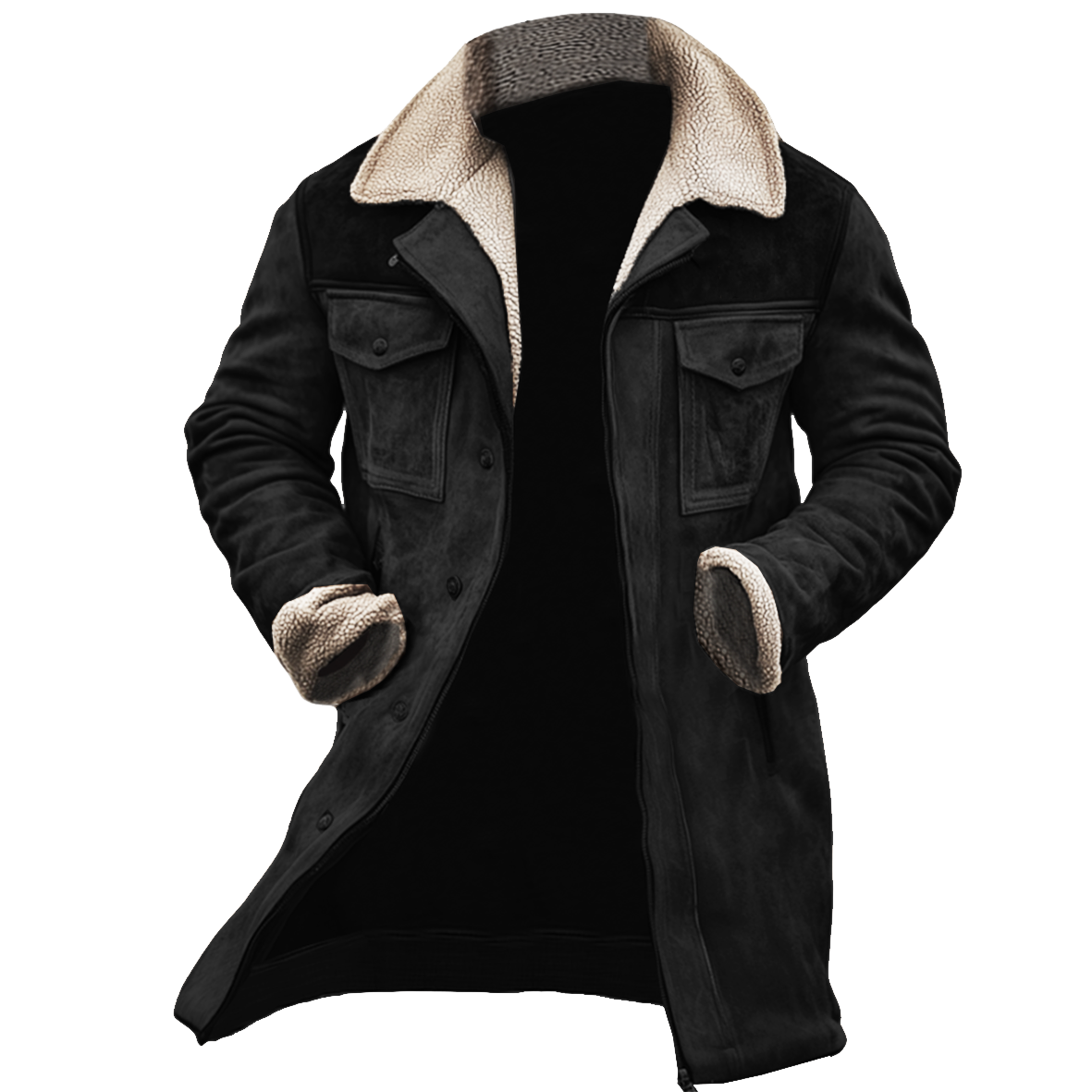MANTEAU LONG CLASSIQUE POUR HOMME