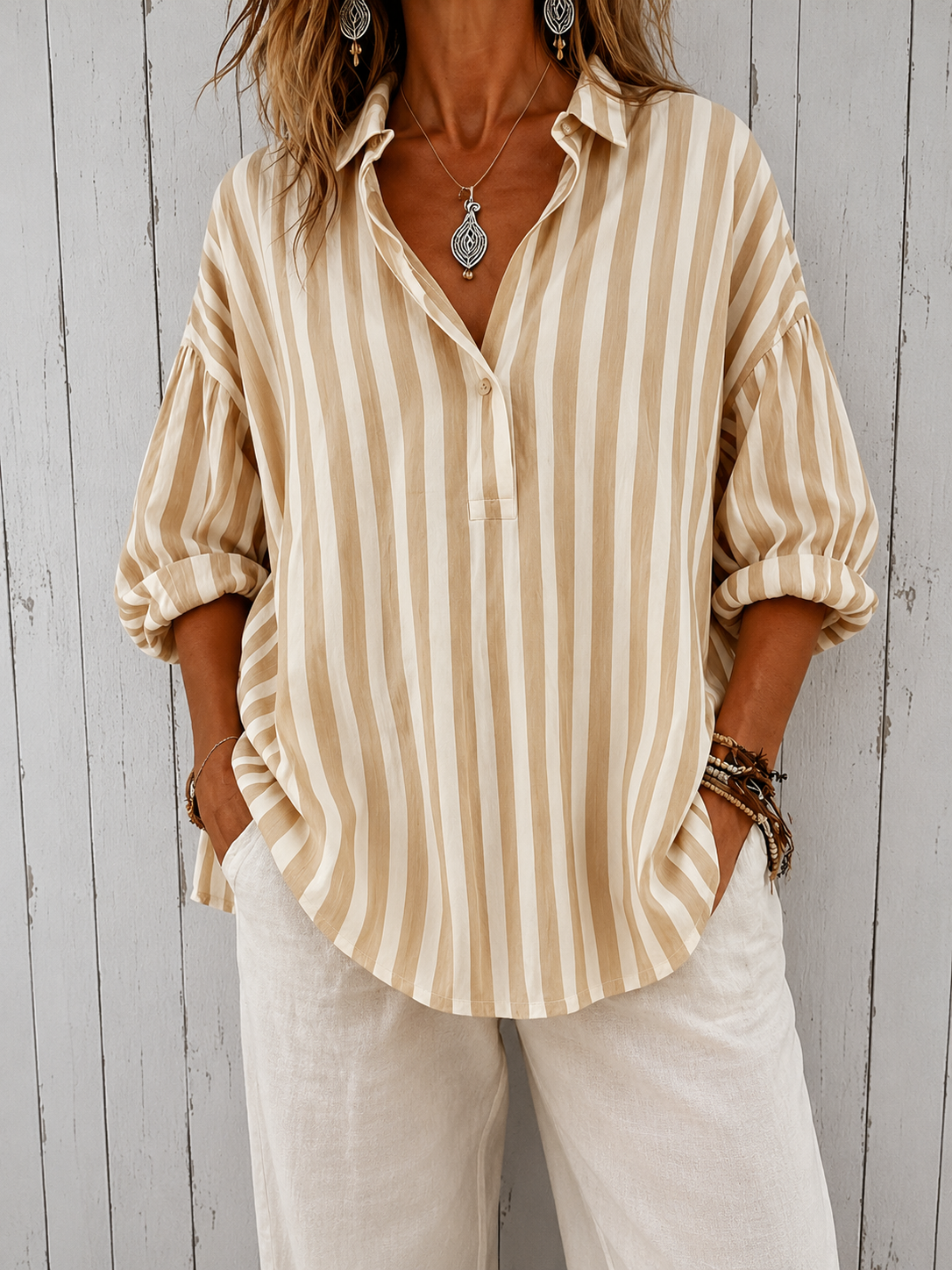 Blouse Raffinée à Volants Martine