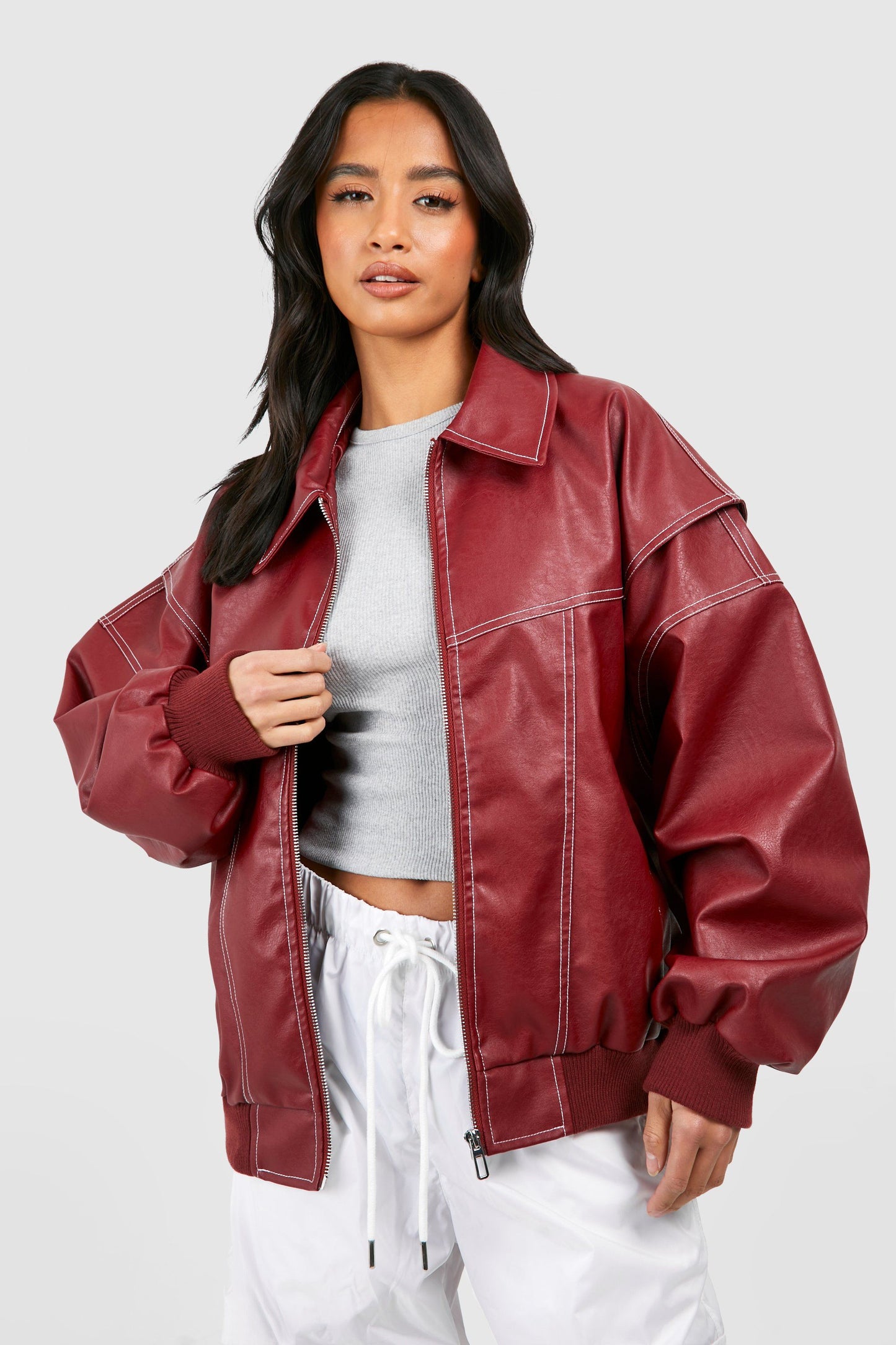 BLOUSON BOMBER OVERSIZE