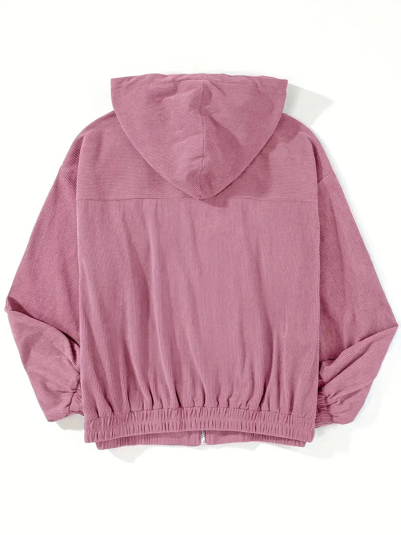 Veste décontractée en velours côtelé pour femme