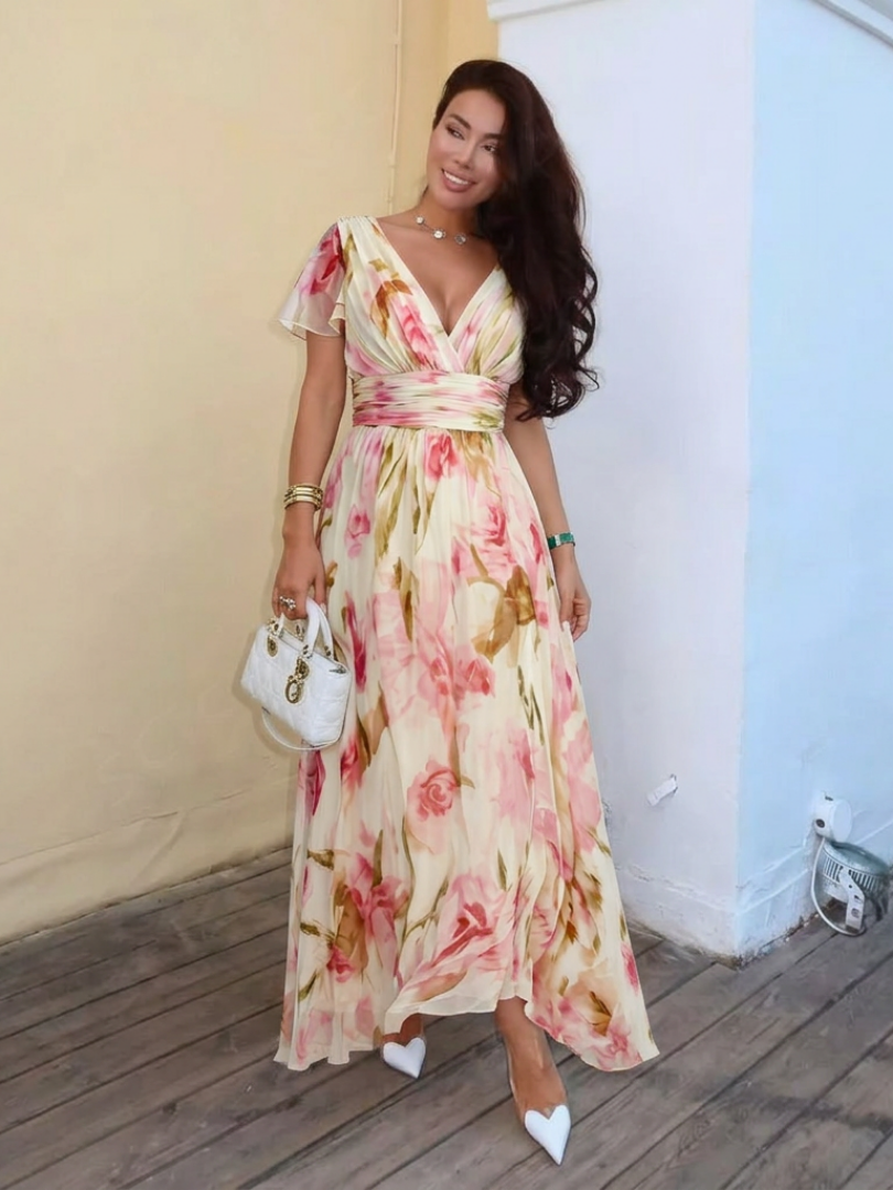 Robe Maxi Fleurie Elara