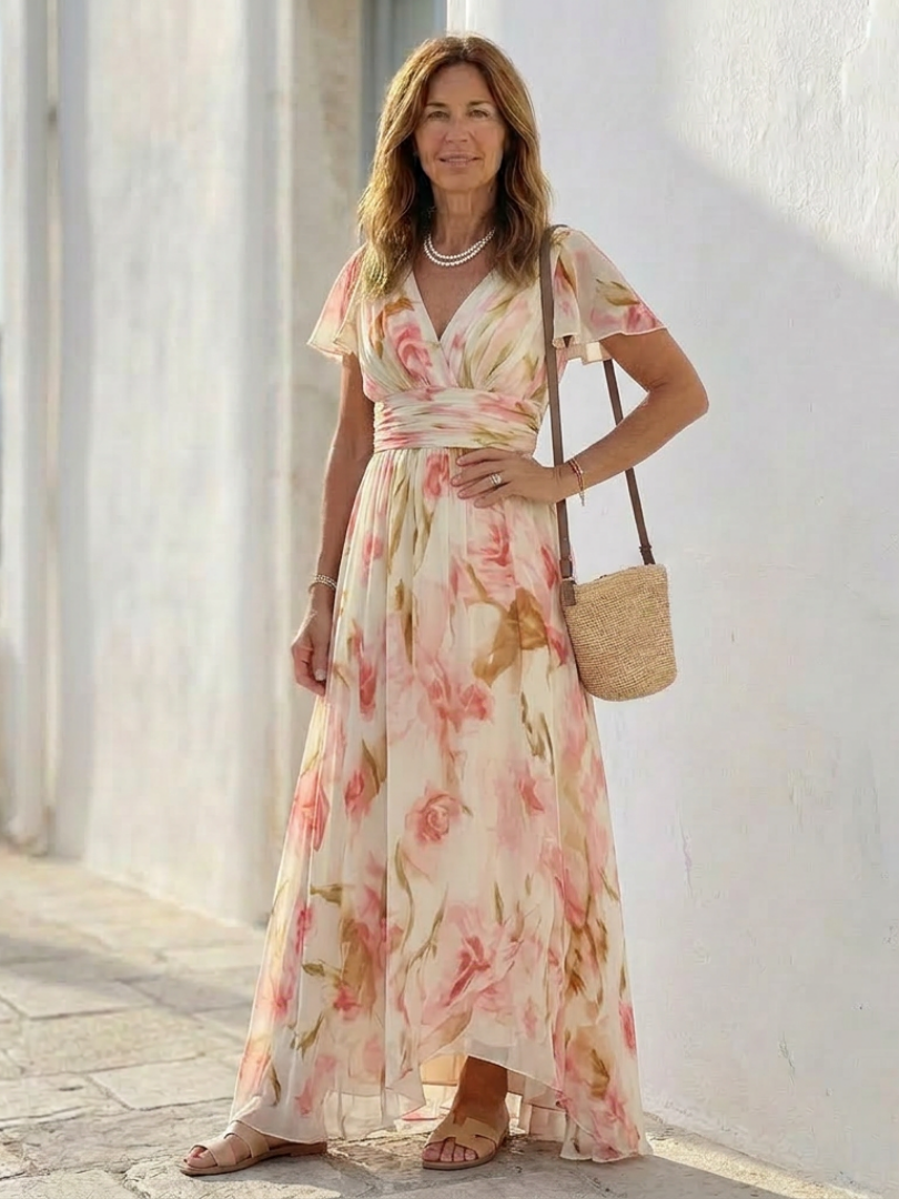 Robe Maxi Fleurie Elara
