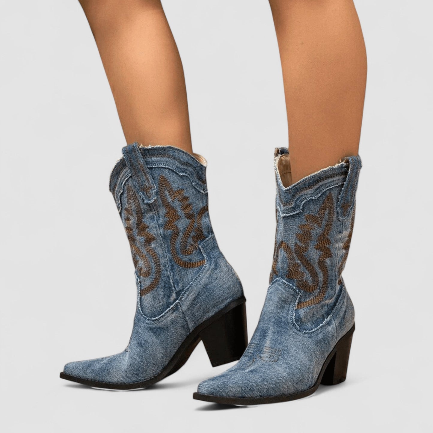 Bottines en Denim Orthopédique Selena