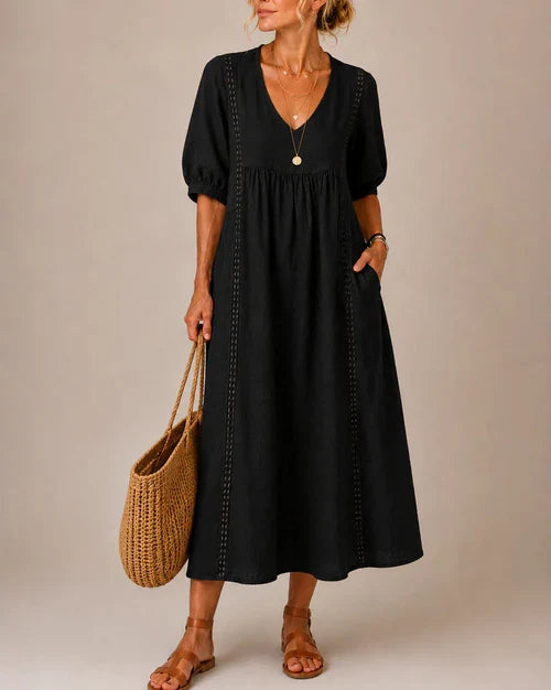 Océane | Robe midi d'automne