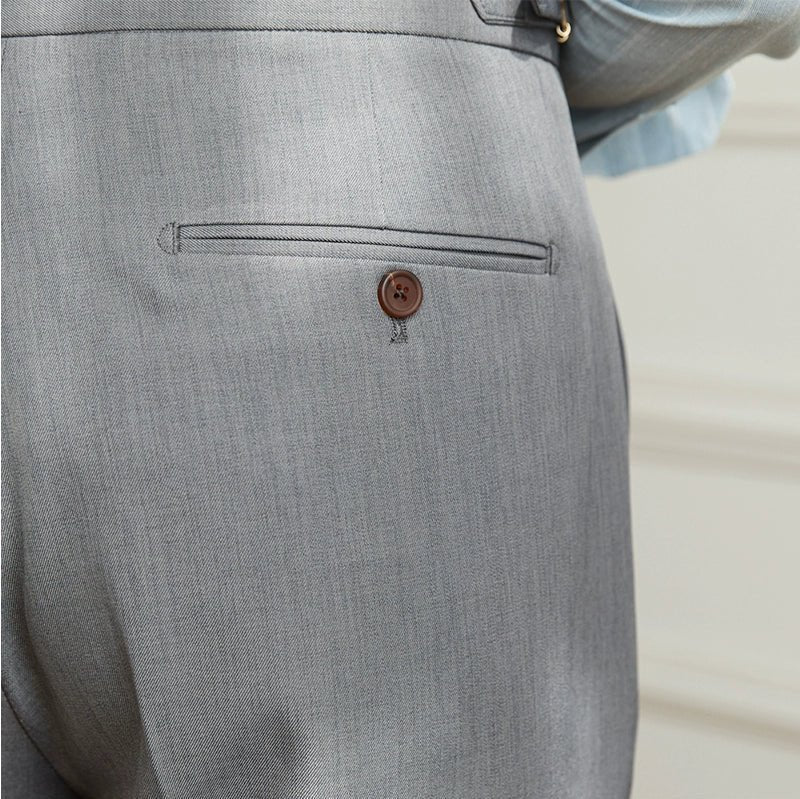 Pantalon fluide taille haute élégant