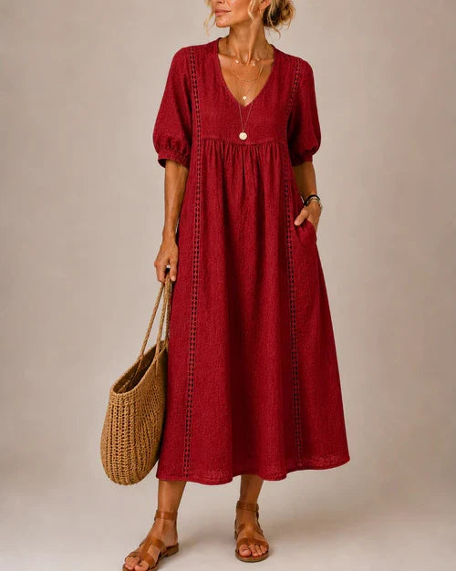 Océane | Robe midi d'automne