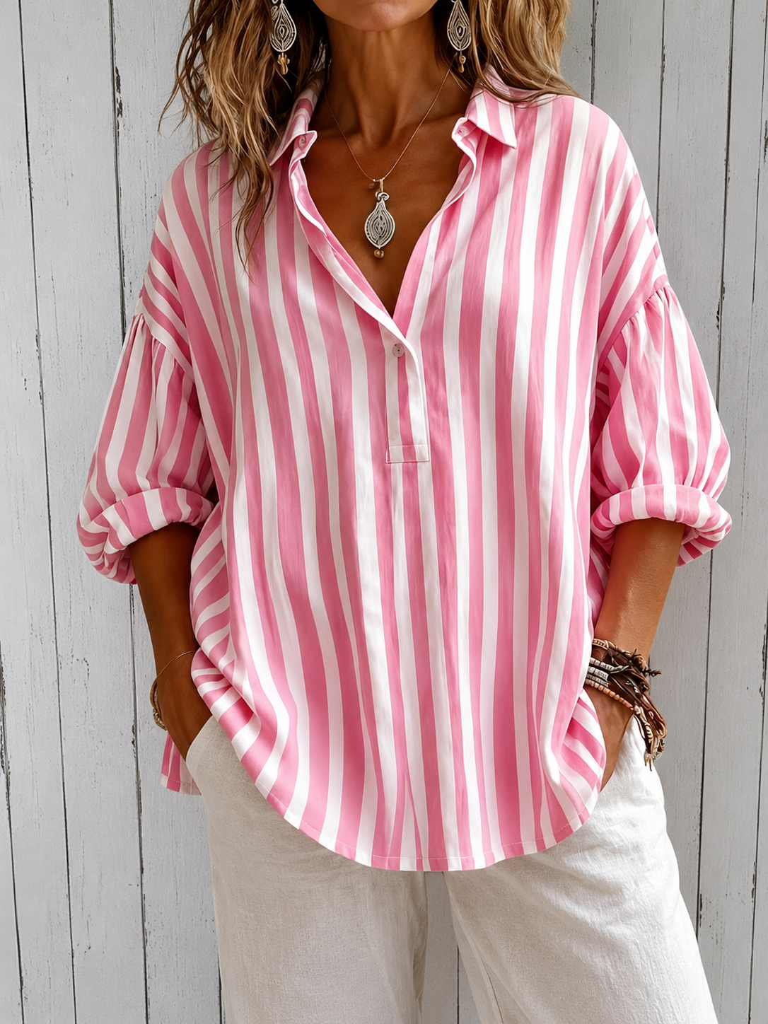 Blouse Raffinée à Volants Martine