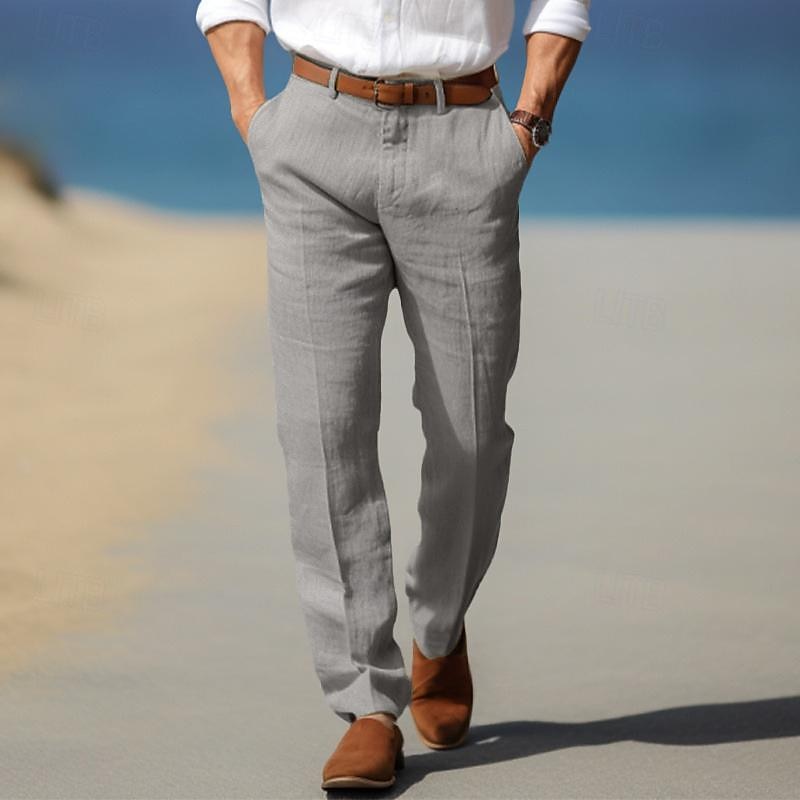 PANTALON HOMME LUXE EN LIN PREMIUM