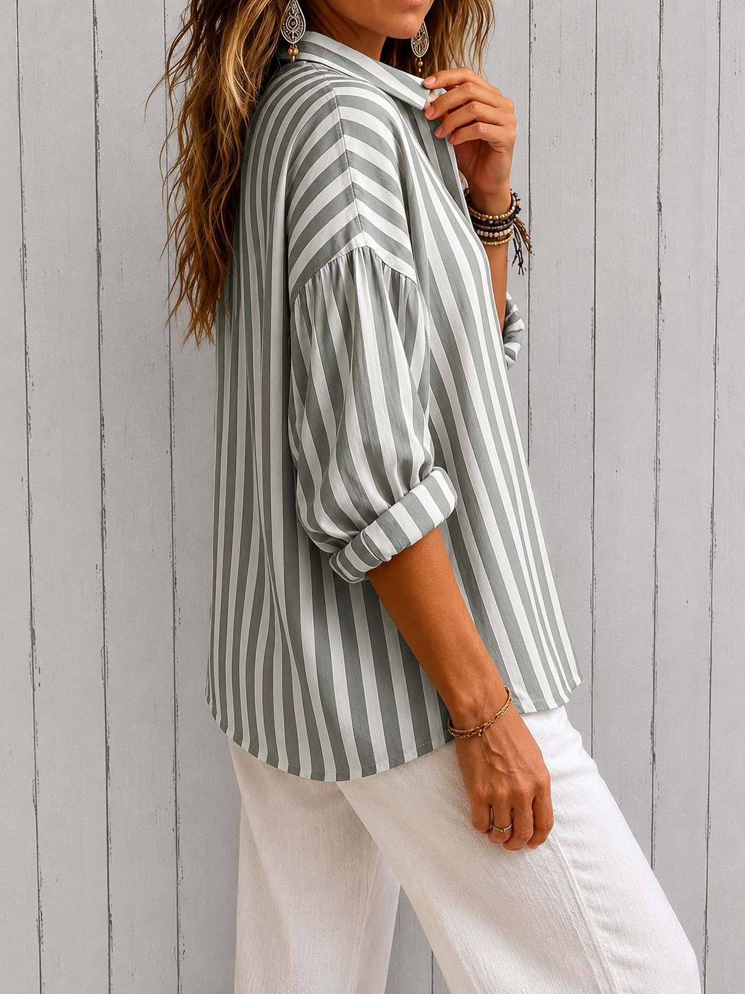 Blouse Raffinée à Volants Martine